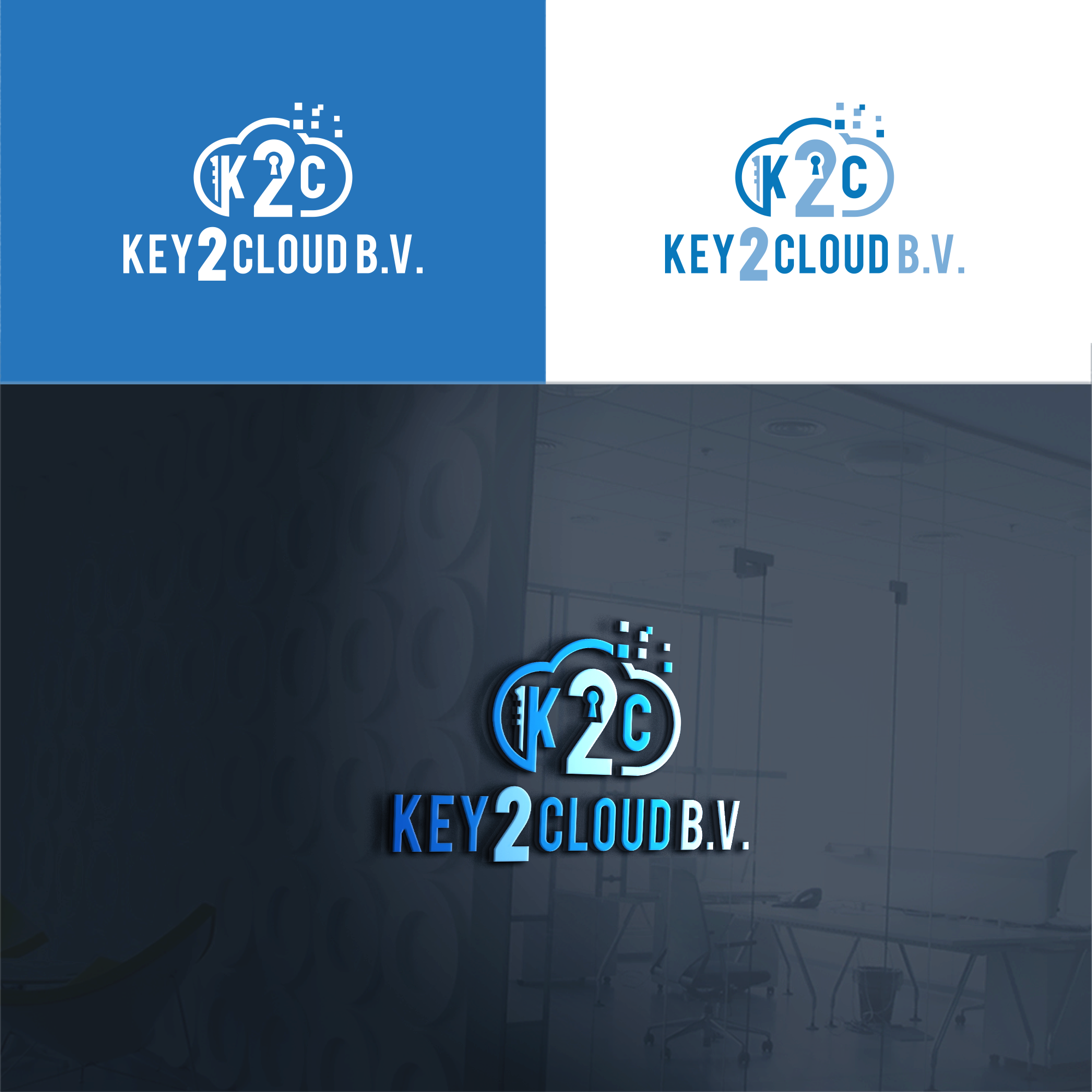 Diseño de Logo por RA-bica para Key2Cloud B.V. | Diseño #32071938