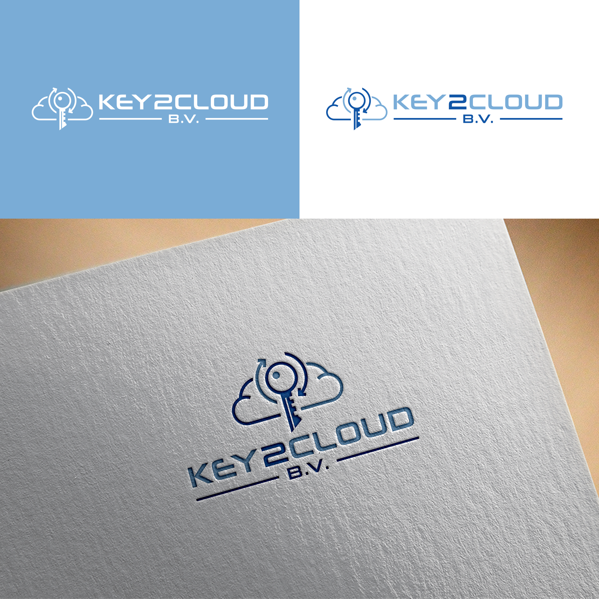 Diseño de Logo por RA-bica para Key2Cloud B.V. | Diseño #32071940