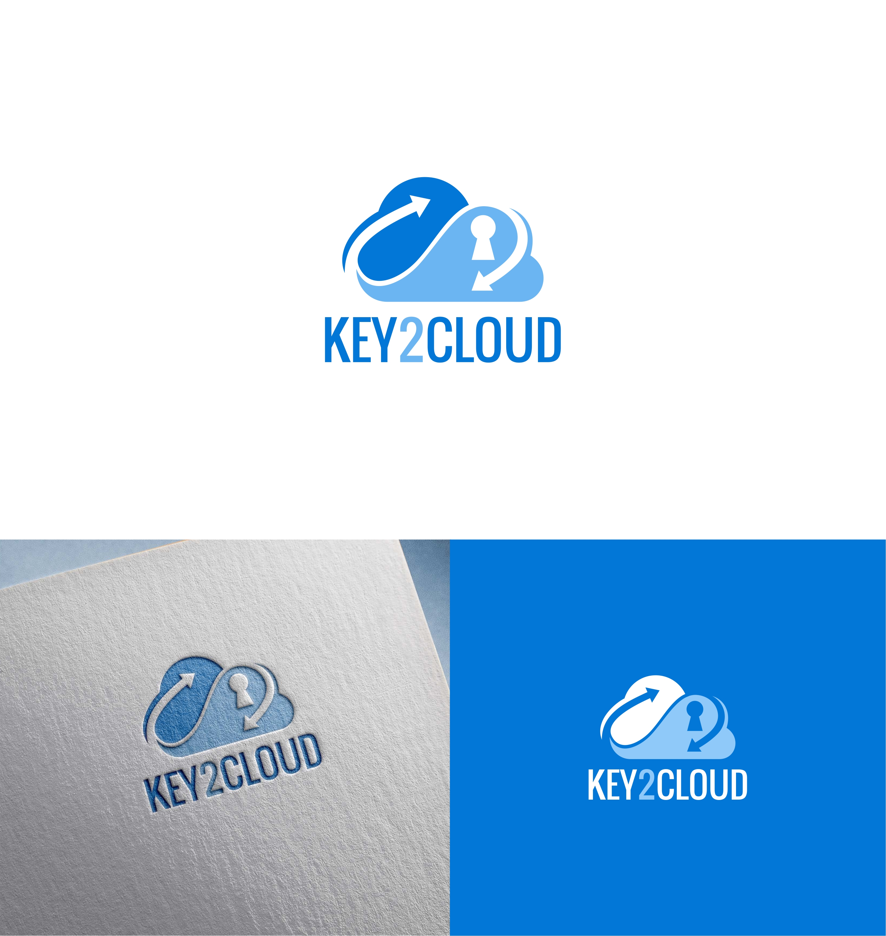 Logo Design by Joenet Jayawarna for Key2Cloud B.V. | Design #32069490