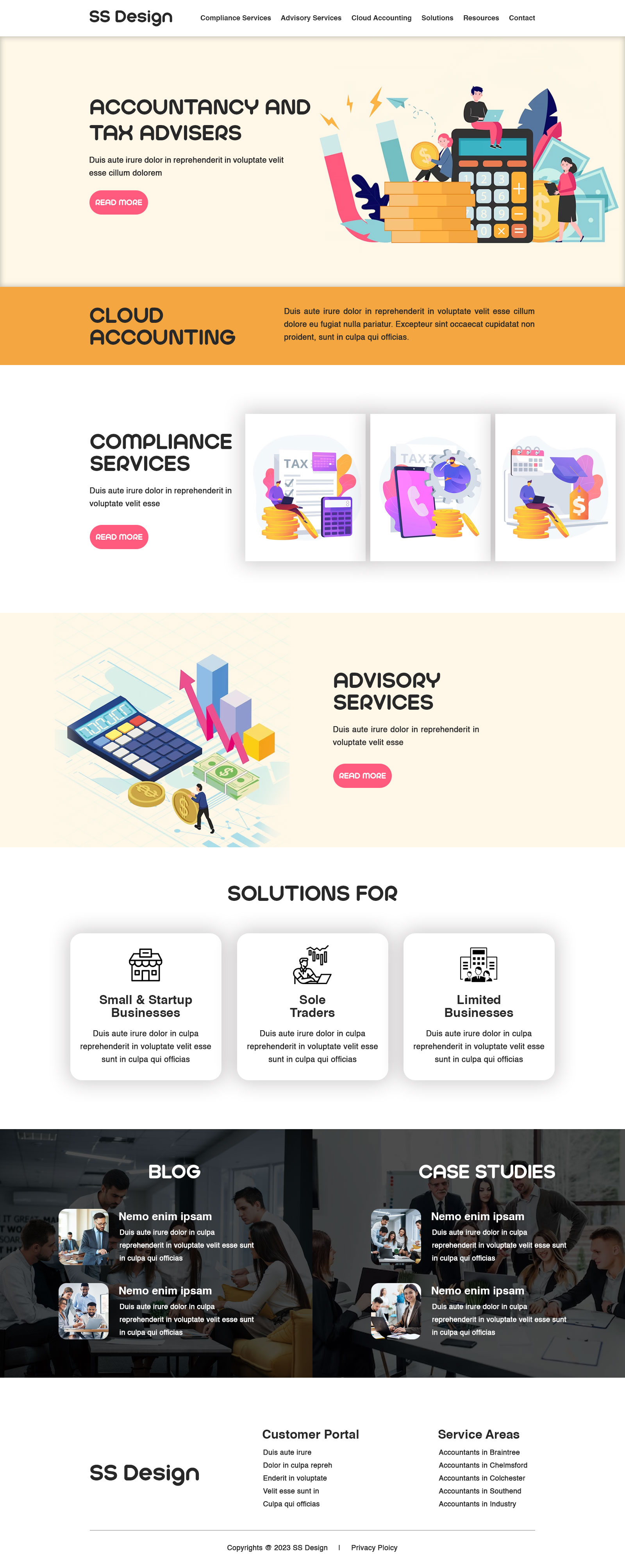 Web Design by MAZY for Abacus Accountancy | Design #32074550