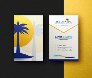 Business Card Design by AP Creatives for Accounting of the Palm Beaches | Design: #32073853