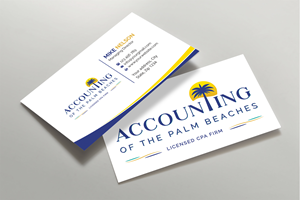 Business Card Design by Expert Bappy for Accounting of the Palm Beaches | Design: #32074113
