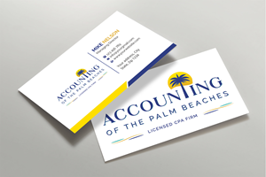 Business Card Design by Expert Bappy for Accounting of the Palm Beaches | Design: #32074117