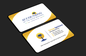 Visitenkarten-Design von DesignerShahadat für Accounting of the Palm Beaches | Design: #32074389