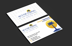 Visitenkarten-Design von DesignerShahadat für Accounting of the Palm Beaches | Design: #32074695