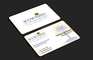 Visitenkarten-Design von DesignerShahadat für Accounting of the Palm Beaches | Design: #32074906