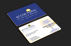 Visitenkarten-Design von DesignerShahadat für Accounting of the Palm Beaches | Design: #32074907