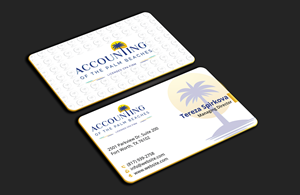 Visitenkarten-Design von DesignerShahadat für Accounting of the Palm Beaches | Design: #32074909