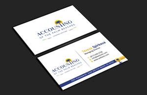 Diseño de Tarjeta de Presentación por DesignerShahadat para Accounting of the Palm Beaches | Diseño: #32074937