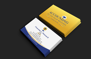 Diseño de Tarjeta de Presentación por DesignerShahadat para Accounting of the Palm Beaches | Diseño: #32078183
