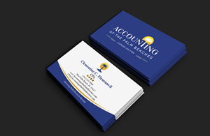Diseño de Tarjeta de Presentación por DesignerShahadat para Accounting of the Palm Beaches | Diseño: #32078184