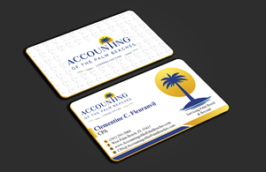 Business Card Design by DesignerShahadat for Accounting of the Palm Beaches | Design: #32078356