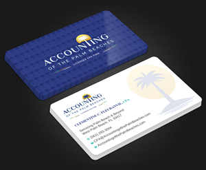 Business Card Design by Uttom 2 for Accounting of the Palm Beaches | Design: #32078690
