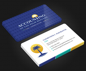 Business Card Design by Uttom 2 for Accounting of the Palm Beaches | Design: #32078725