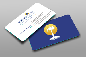 Business Card Design by Uttom 2 for Accounting of the Palm Beaches | Design: #32078976