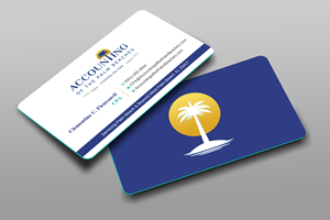 Business Card Design by Uttom 2 for Accounting of the Palm Beaches | Design: #32078980