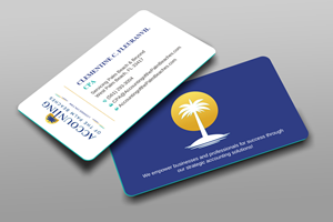 Diseño de Tarjeta de Presentación por Uttom 2 para Accounting of the Palm Beaches | Diseño: #32082358