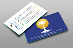 Diseño de Tarjeta de Presentación por Uttom 2 para Accounting of the Palm Beaches | Diseño: #32088936