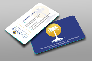 Diseño de Tarjeta de Presentación por Uttom 2 para Accounting of the Palm Beaches | Diseño: #32088937