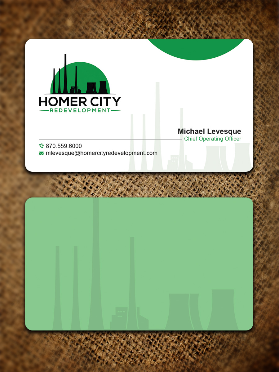 Visitenkarten-Design von Sandaruwan für Homer City Redevelopment LLC | Design: #32081494