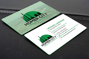 Business Card Design by Creative Moon Design for Homer City Redevelopment LLC | Design: #32081345