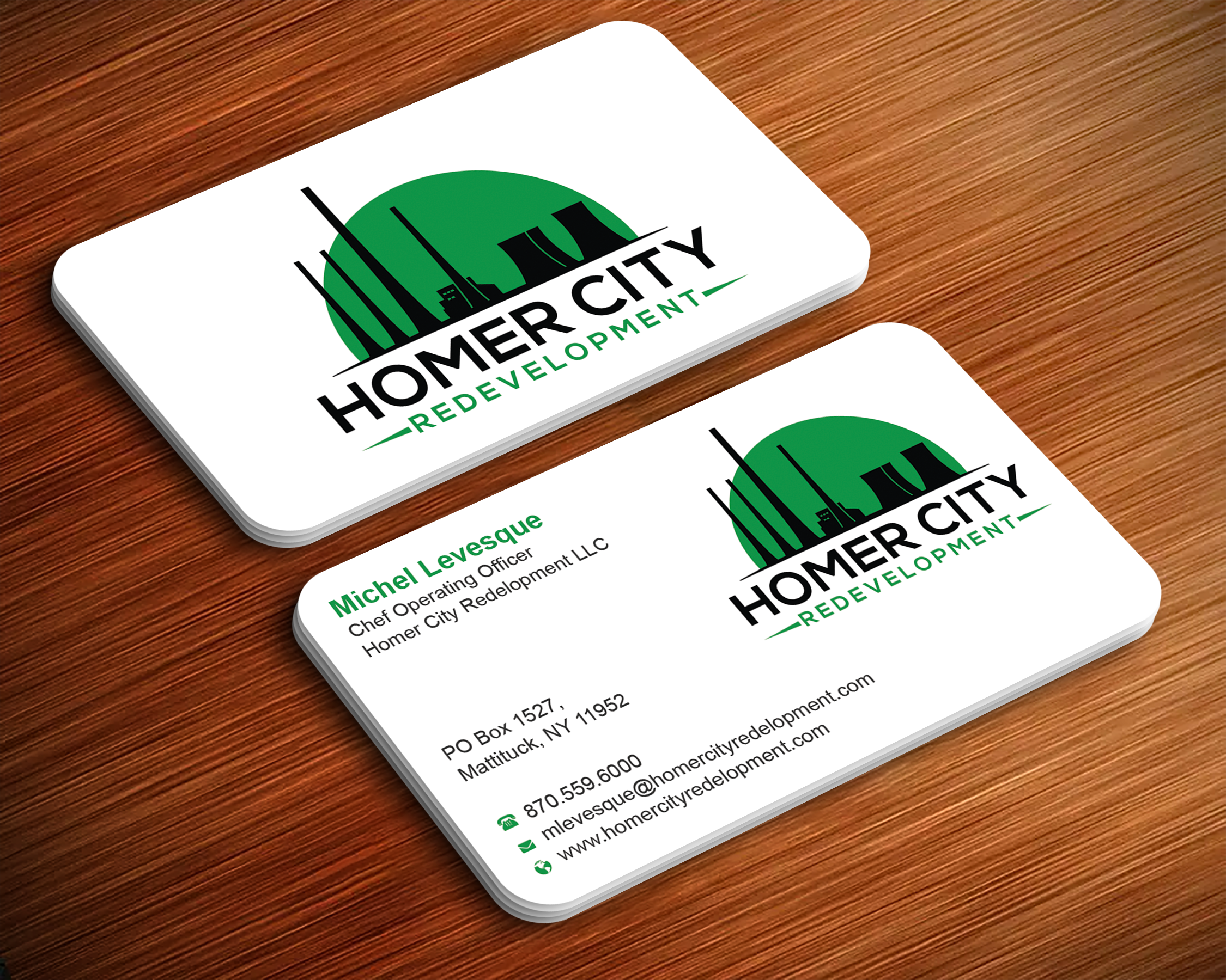 Business Card Design by SM~ Designer for Homer City Redevelopment LLC | Design #32078918