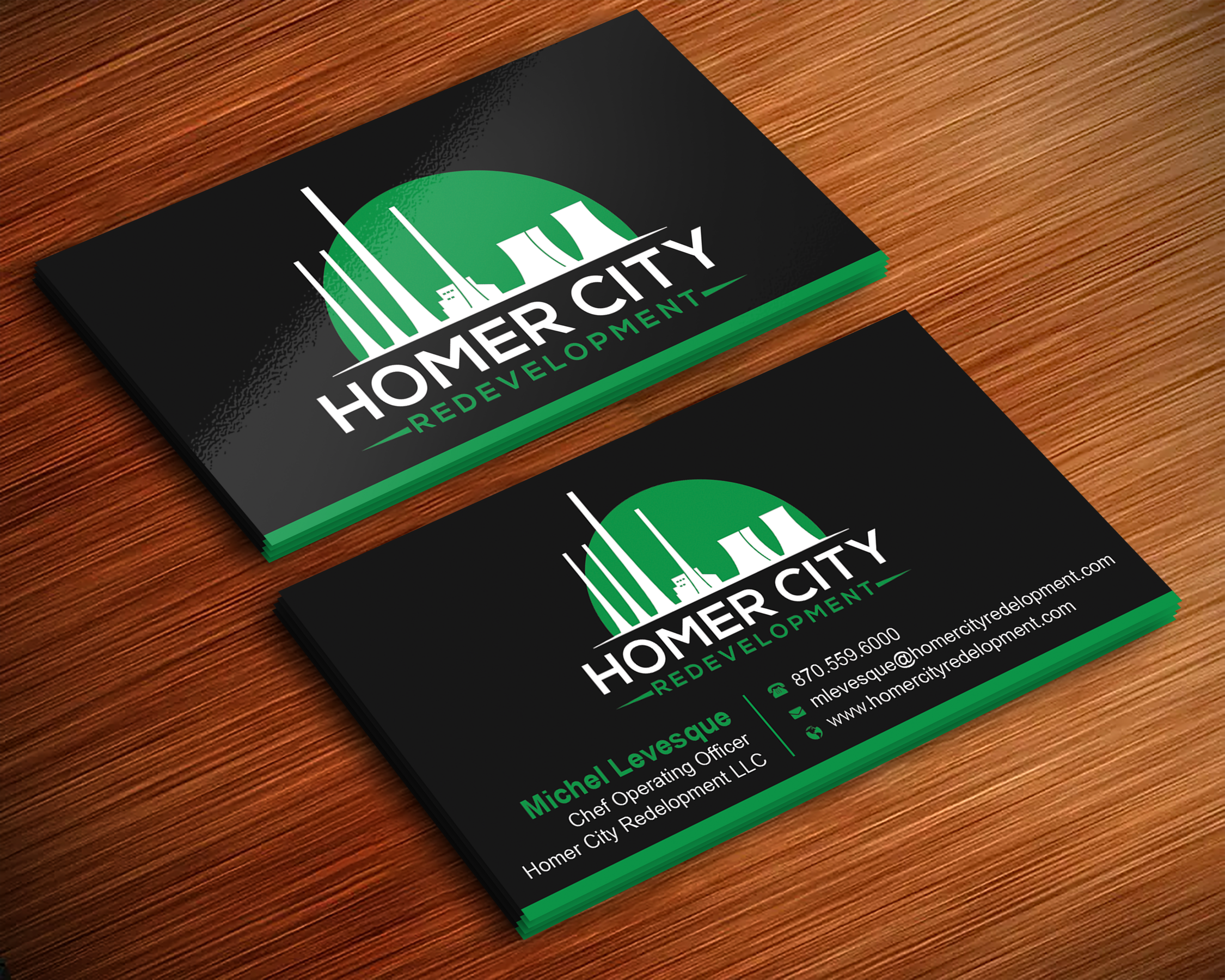 Business Card Design by SM~ Designer for Homer City Redevelopment LLC | Design #32078952