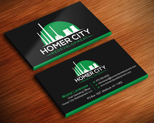 Design de Carte de Visite par SM~ Designer pour Homer City Redevelopment LLC | Design : #32079001