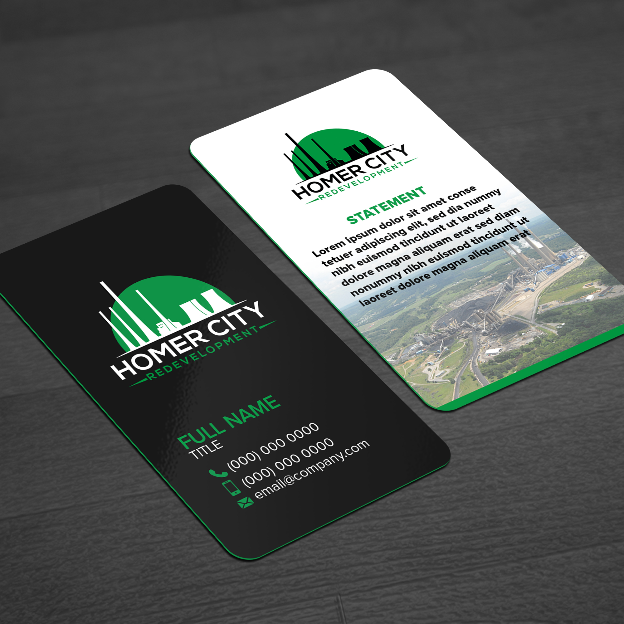 Diseño de Tarjeta de Presentación por WellDesign para Homer City Redevelopment LLC | Diseño #32077094