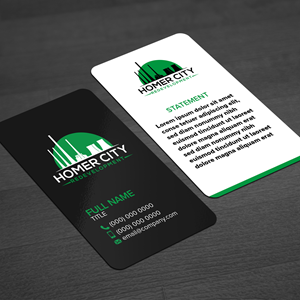 Visitenkarten-Design von WellDesign für Homer City Redevelopment LLC | Design: #32077096