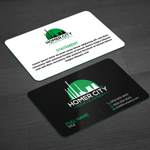 Visitenkarten-Design von WellDesign für Homer City Redevelopment LLC | Design: #32077097