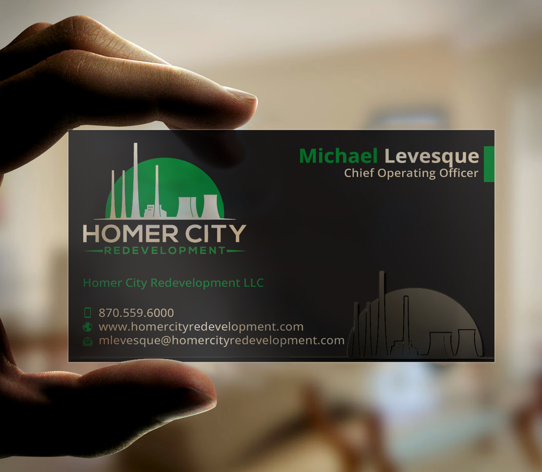 Visitenkarten-Design von DesignerShahadat für Homer City Redevelopment LLC | Design #32082708