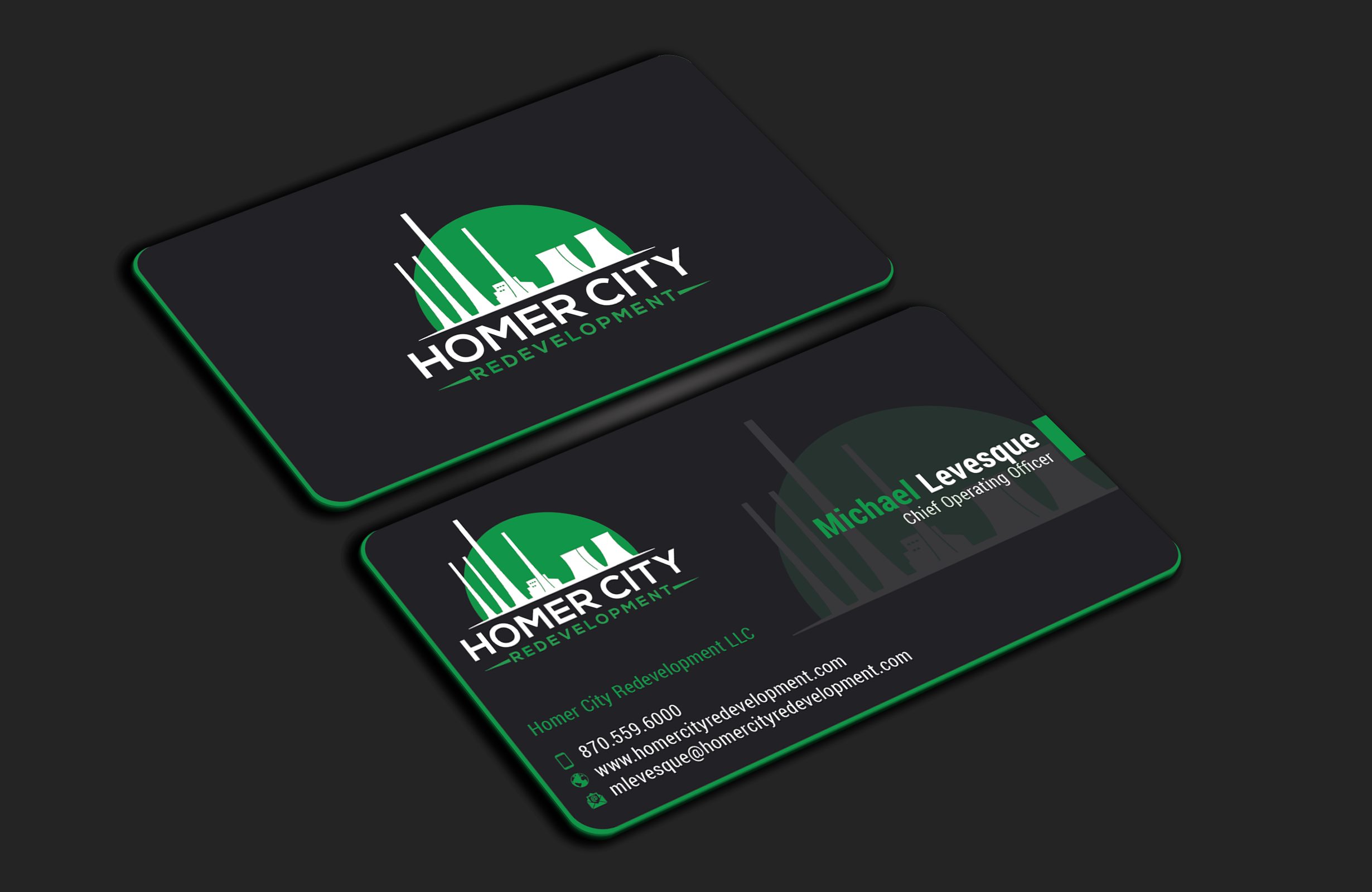 Business Card Design by DesignerShahadat for Homer City Redevelopment LLC | Design #32083629
