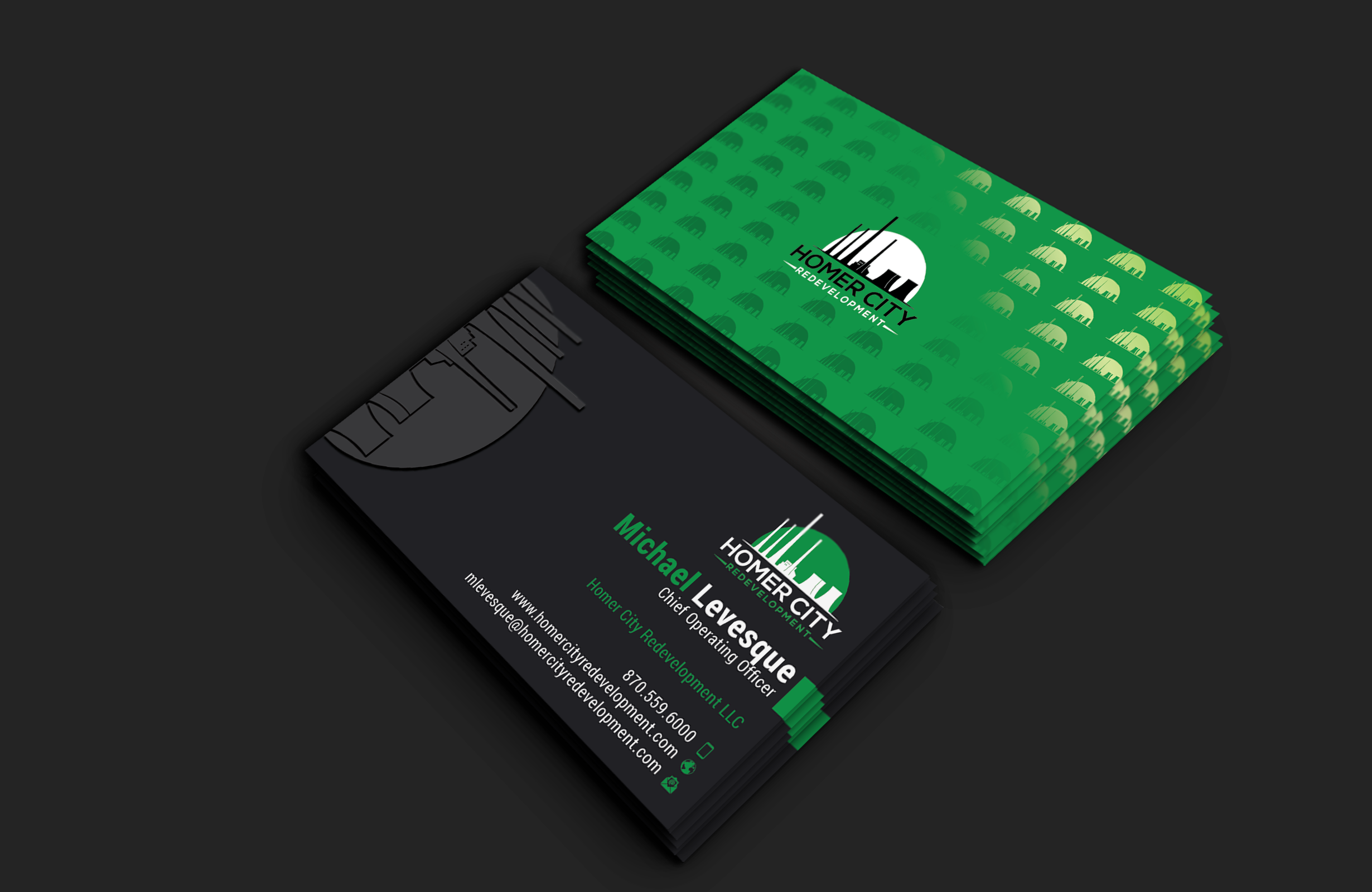 Business Card Design by DesignerShahadat for Homer City Redevelopment LLC | Design #32083637
