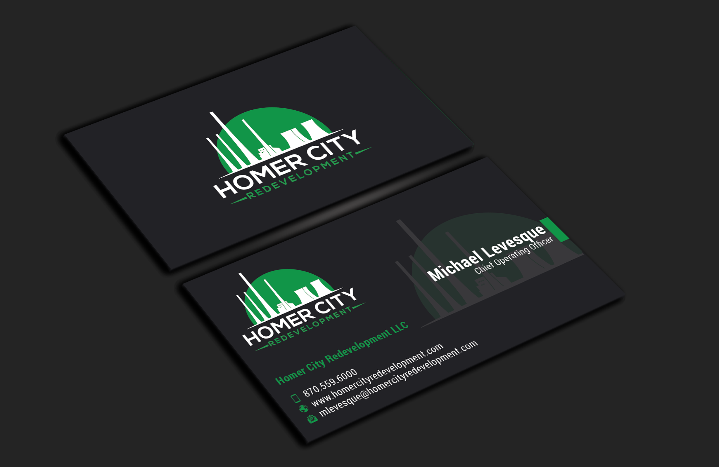 Business Card Design by DesignerShahadat for Homer City Redevelopment LLC | Design #32083650