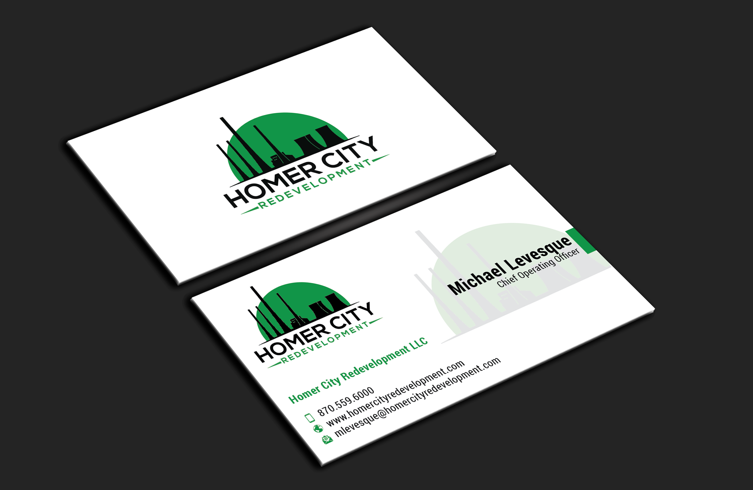 Business Card Design by DesignerShahadat for Homer City Redevelopment LLC | Design #32083652