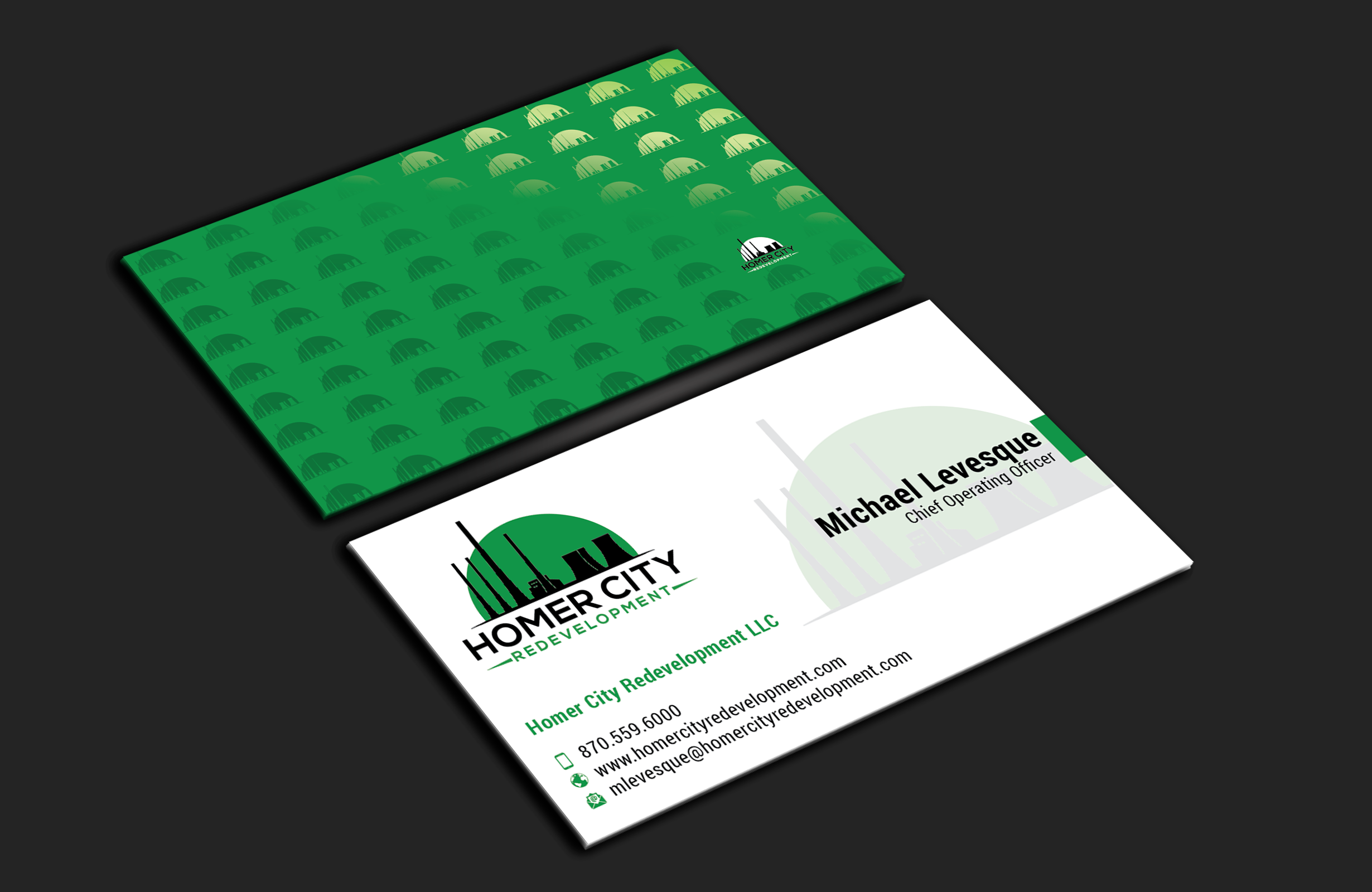 Business Card Design by DesignerShahadat for Homer City Redevelopment LLC | Design #32083653