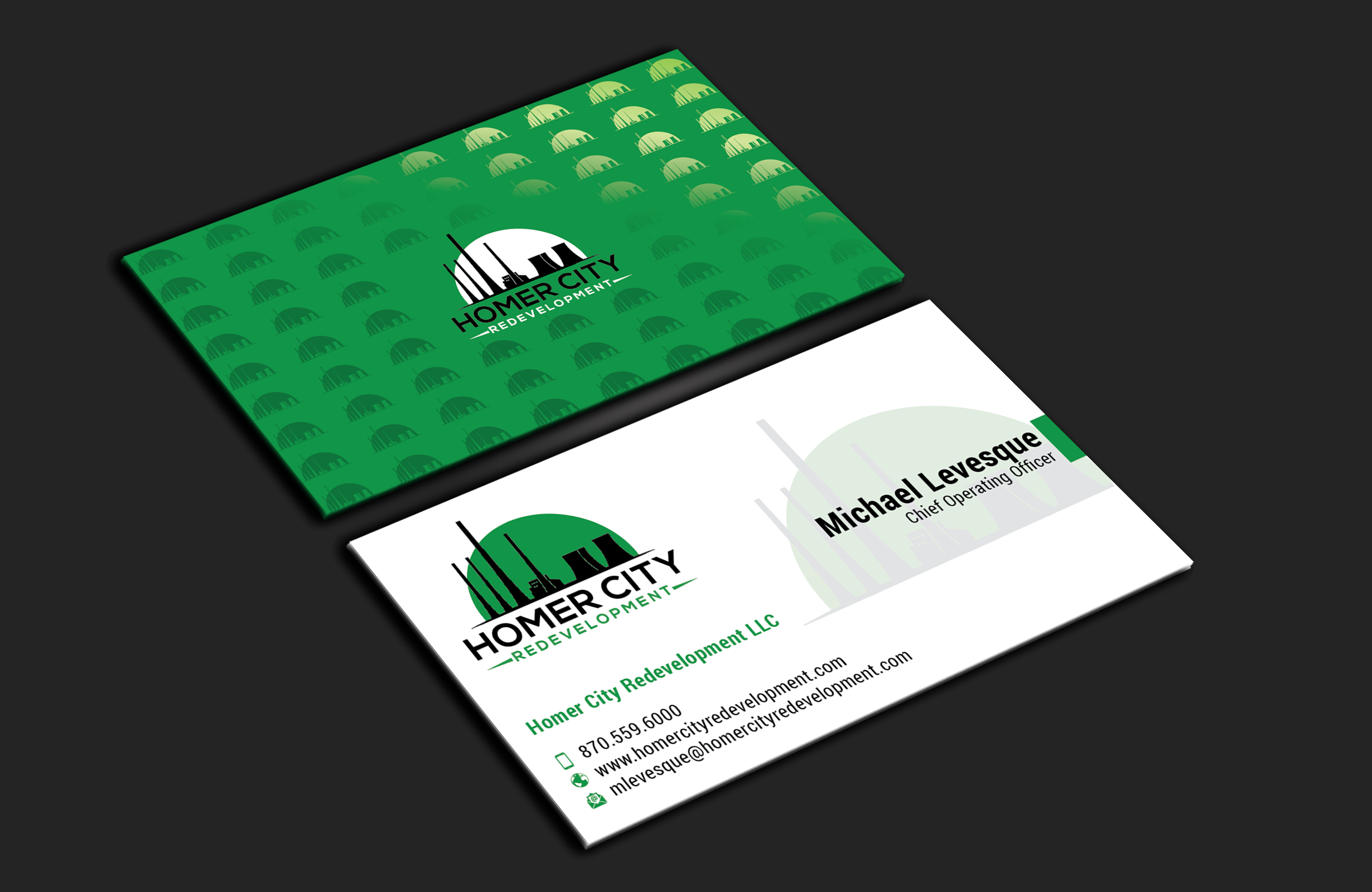 Business Card Design by DesignerShahadat for Homer City Redevelopment LLC | Design #32083655