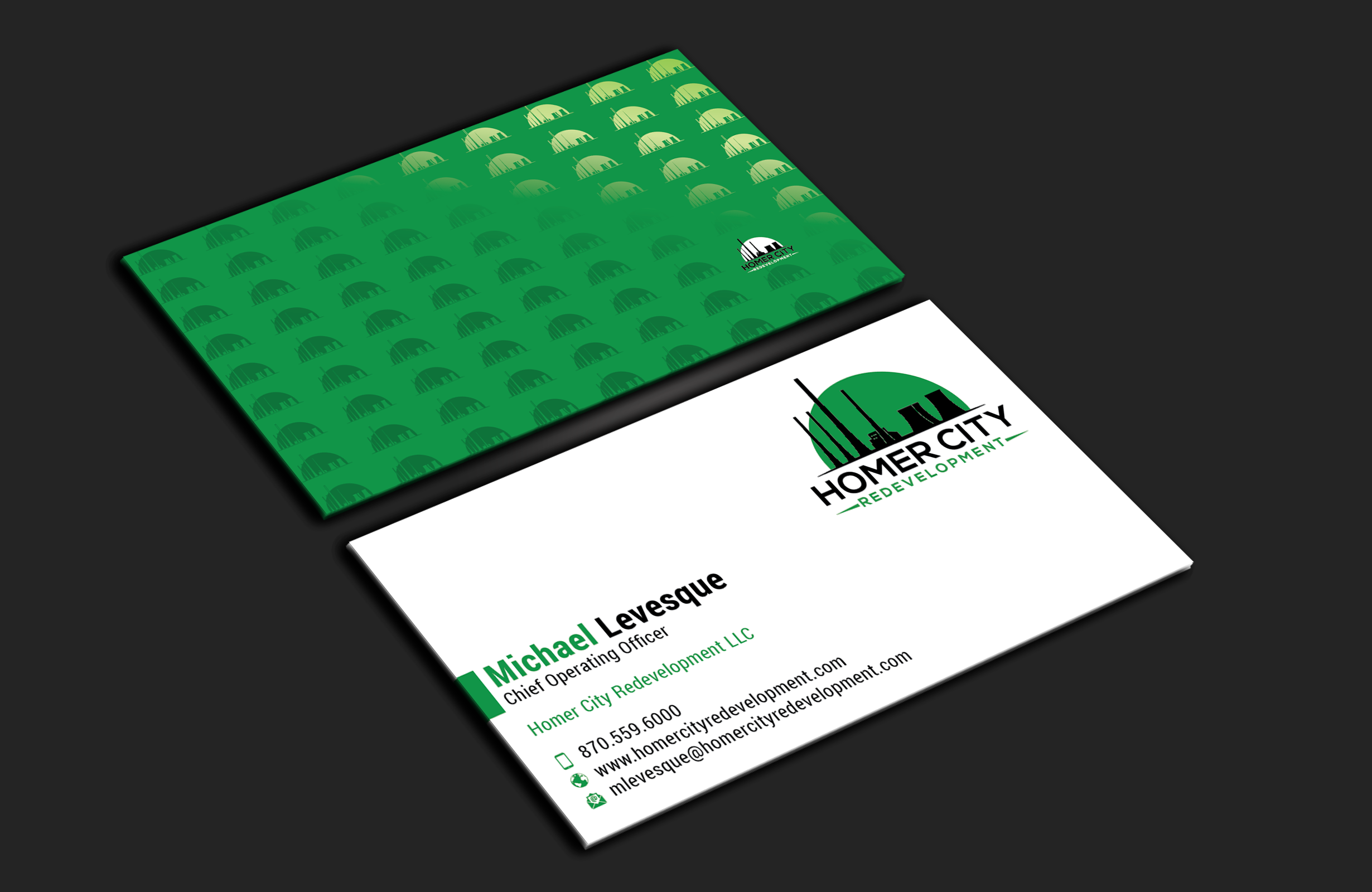 Business Card Design by DesignerShahadat for Homer City Redevelopment LLC | Design #32083657