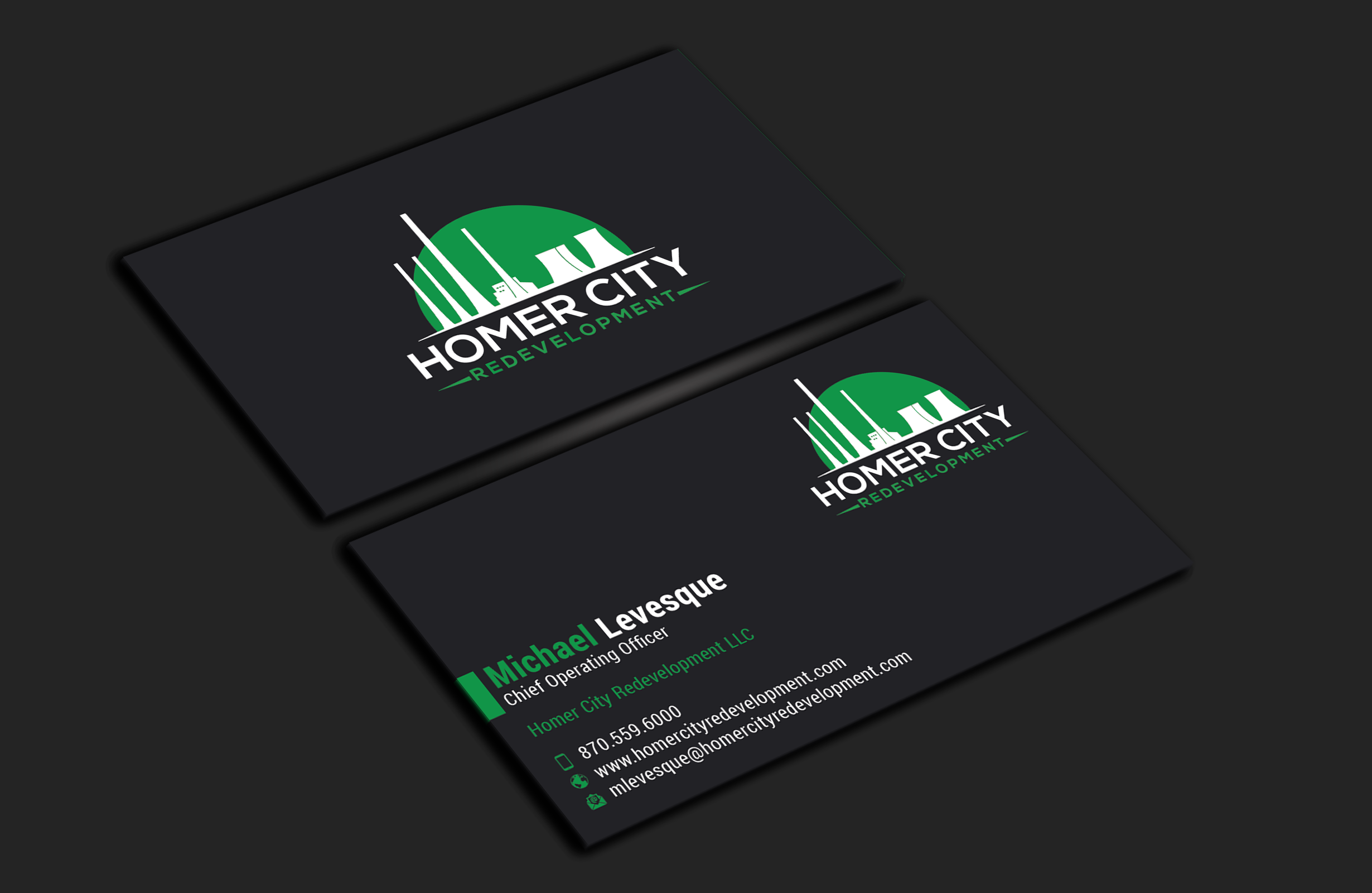 Business Card Design by DesignerShahadat for Homer City Redevelopment LLC | Design #32083659