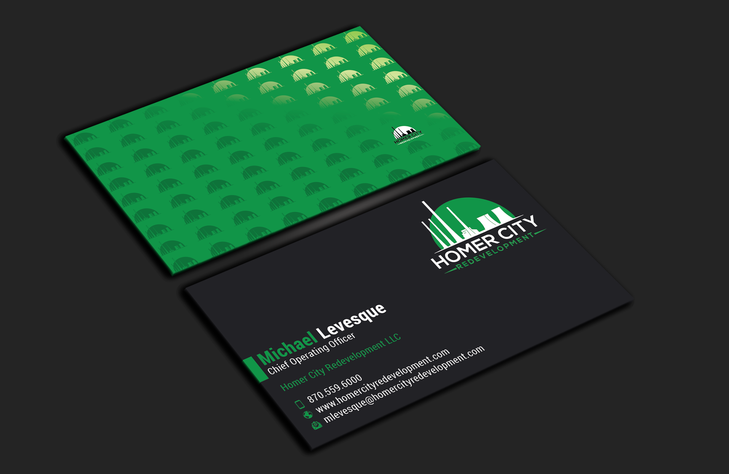 Business Card Design by DesignerShahadat for Homer City Redevelopment LLC | Design #32083662