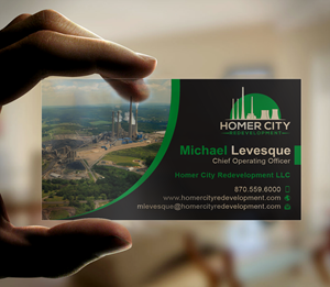 Business Card Design by DesignerShahadat for Homer City Redevelopment LLC | Design: #32094575
