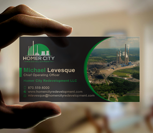 Business Card Design by DesignerShahadat for Homer City Redevelopment LLC | Design: #32094588