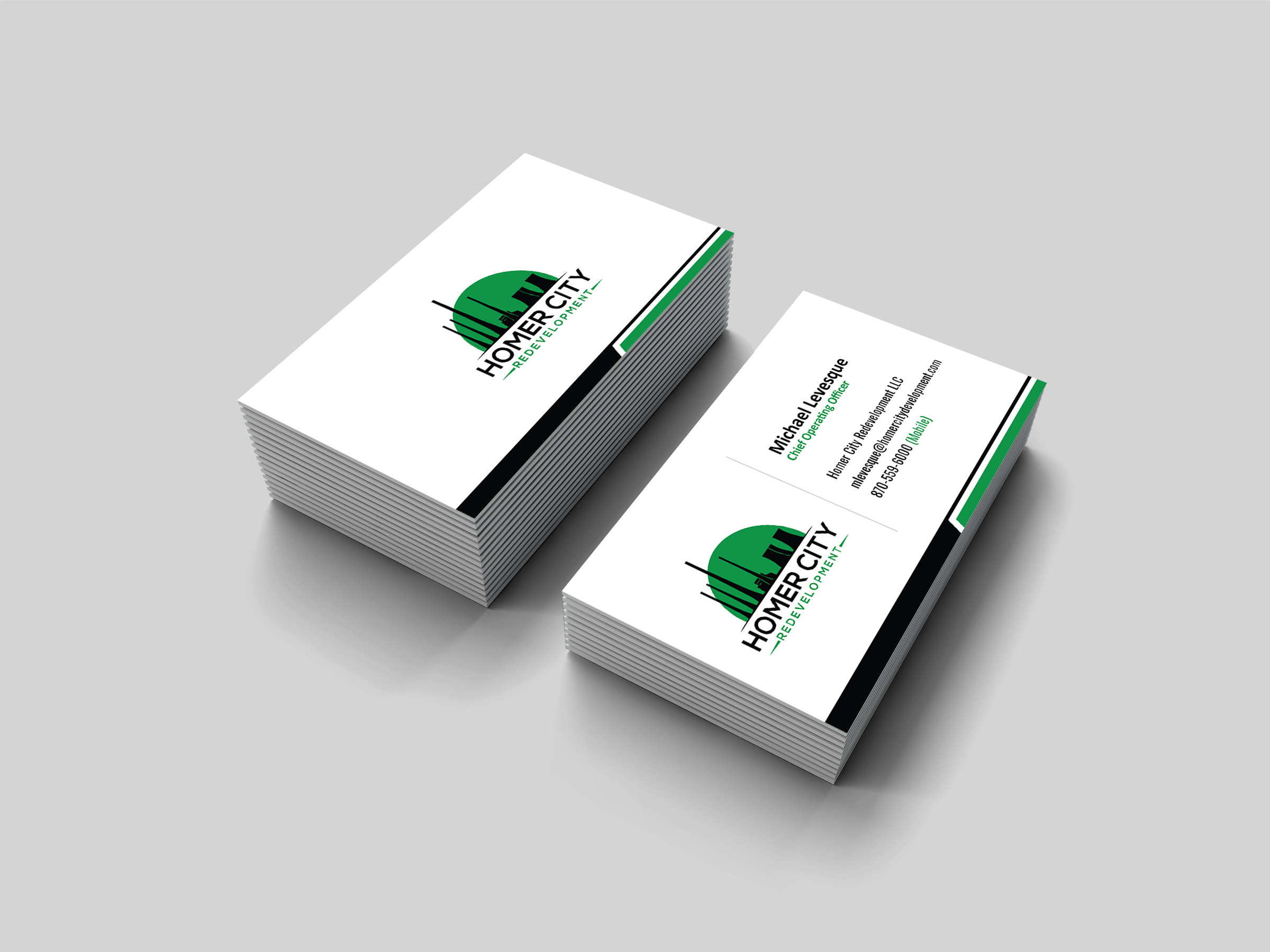 Business Card Design by Denzie for Homer City Redevelopment LLC | Design #32076495