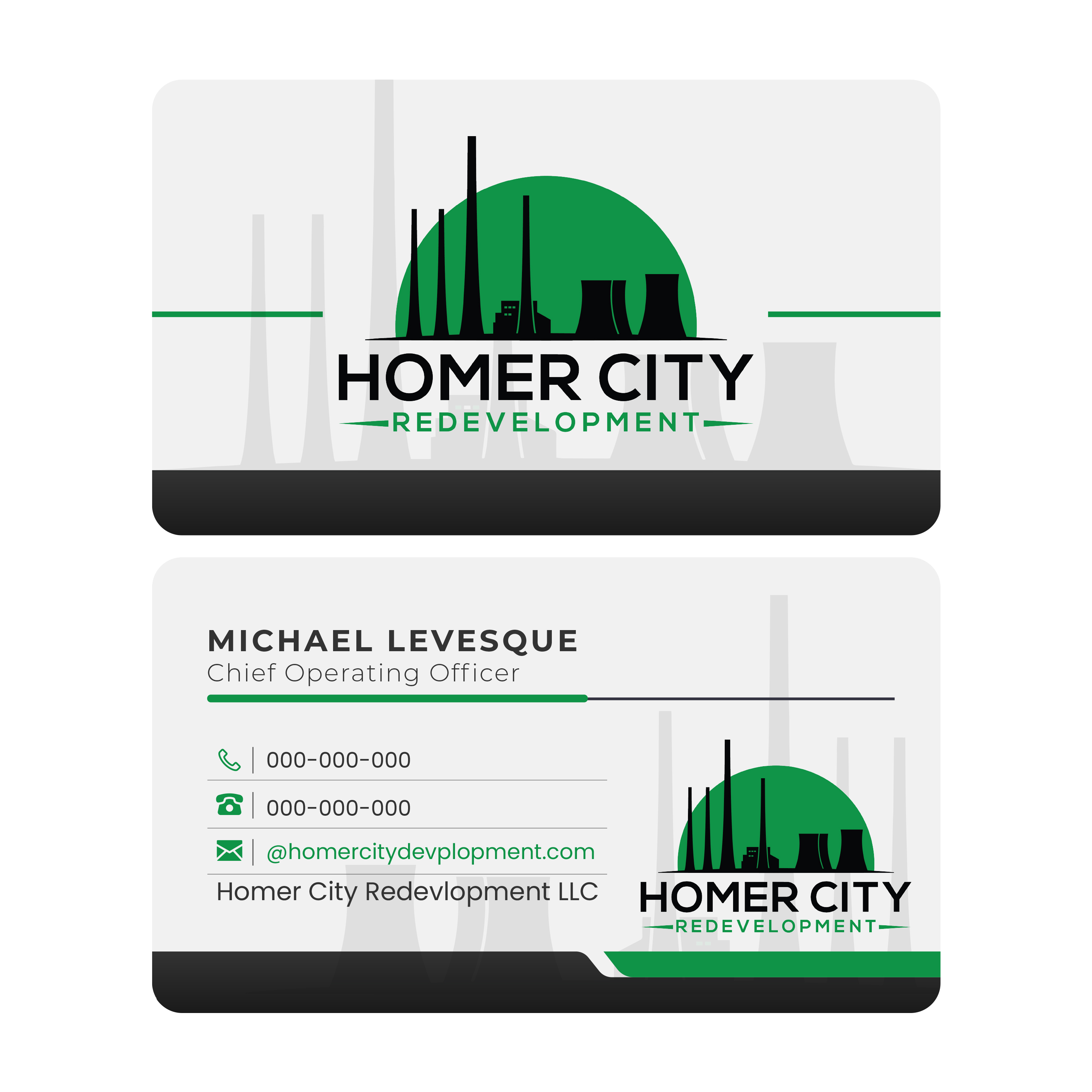 Diseño de Tarjeta de Presentación por Art Boy14 para Homer City Redevelopment LLC | Diseño #32086614