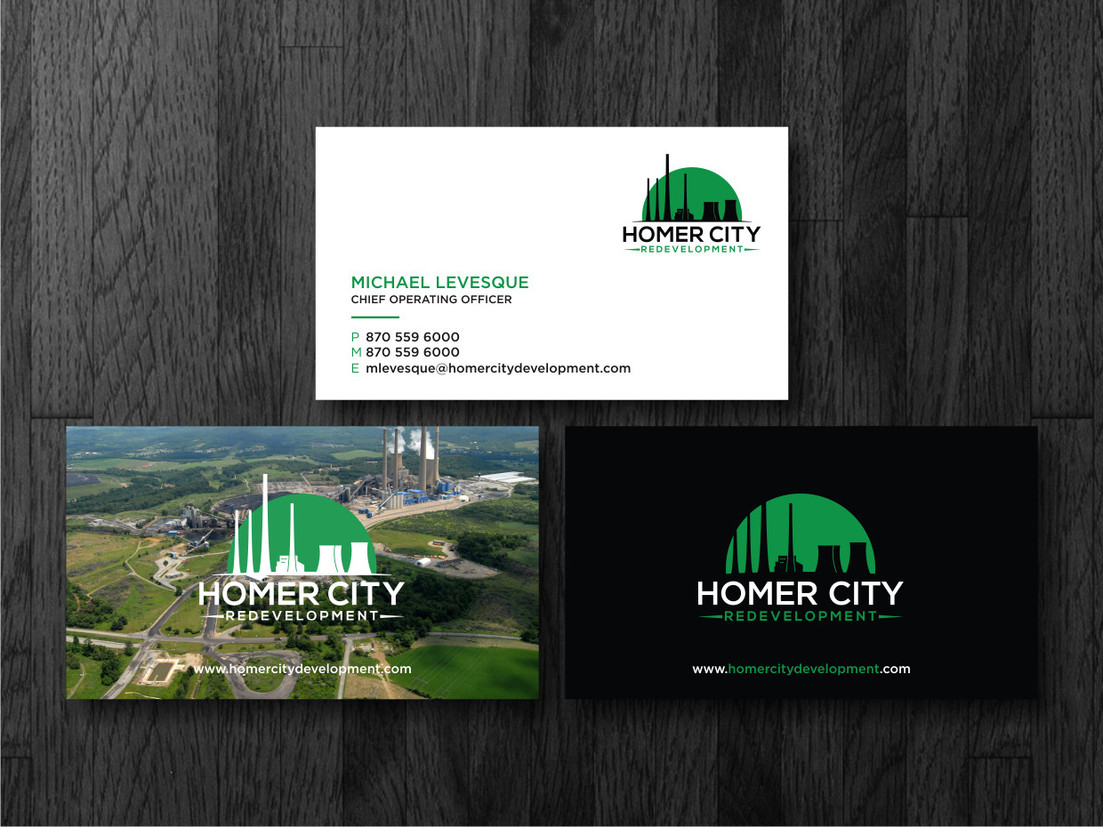 Diseño de Tarjeta de Presentación por Atvento Graphics para Homer City Redevelopment LLC | Diseño #32079004