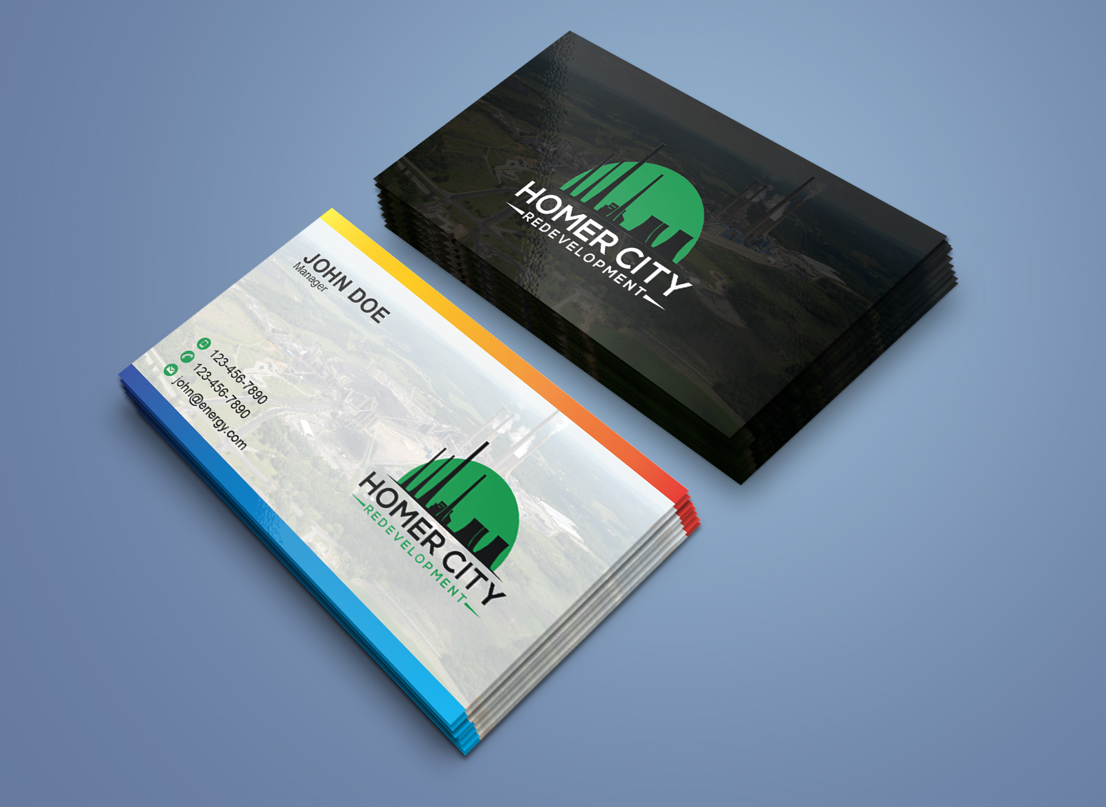 Visitenkarten-Design von creativeoutline für Homer City Redevelopment LLC | Design #32080616