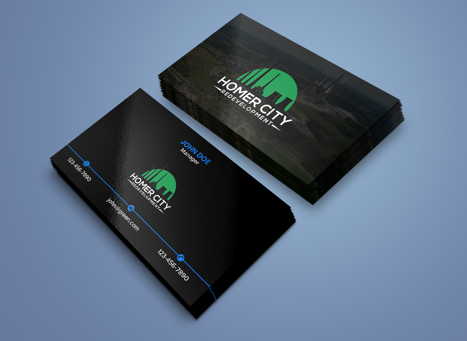 Business Card Design by creativeoutline for Homer City Redevelopment LLC | Design #32080632