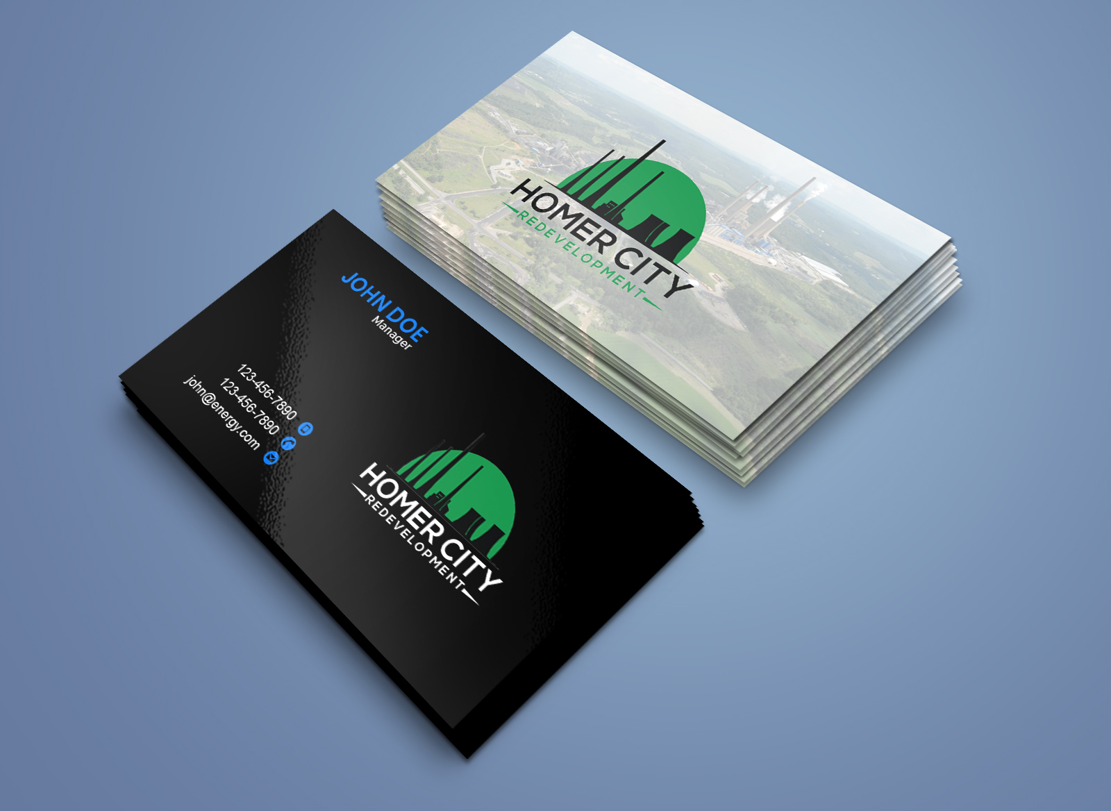 Business Card Design by creativeoutline for Homer City Redevelopment LLC | Design #32080633