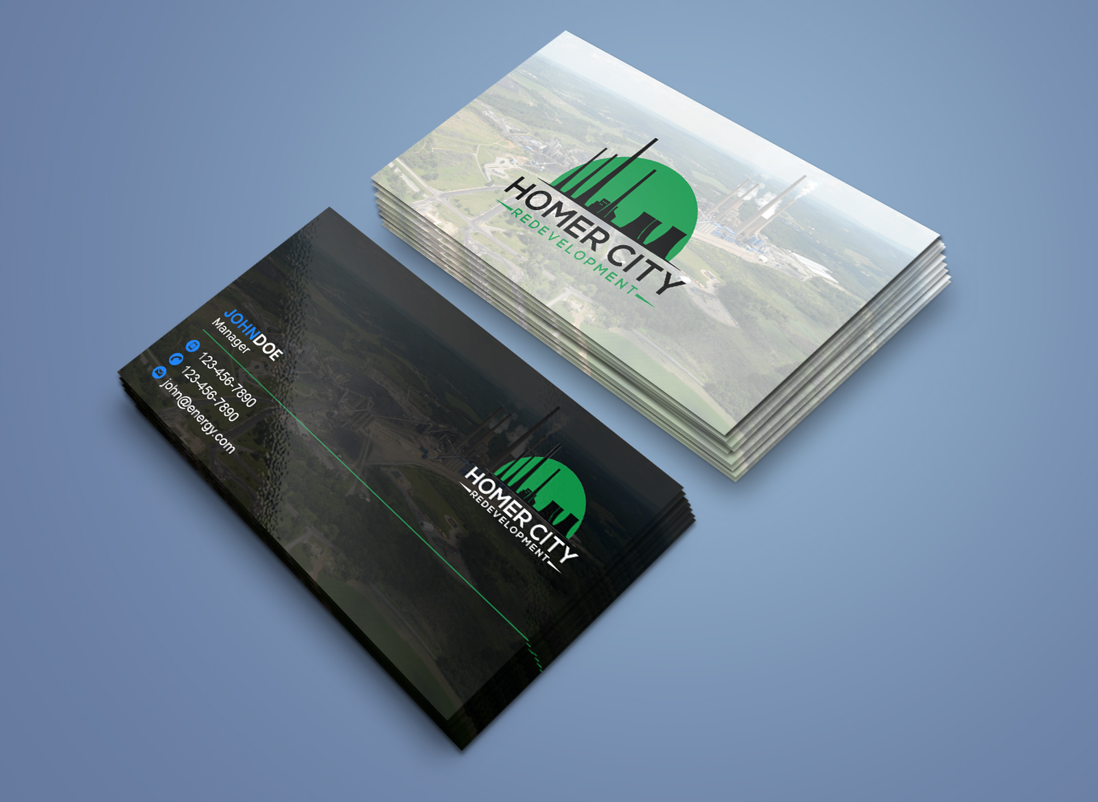 Business Card Design by creativeoutline for Homer City Redevelopment LLC | Design #32080636